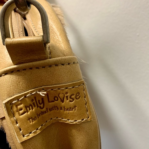 *Genuine Leather/ Fur* - Emily Louise Round Handbag - Picture 4 of 4